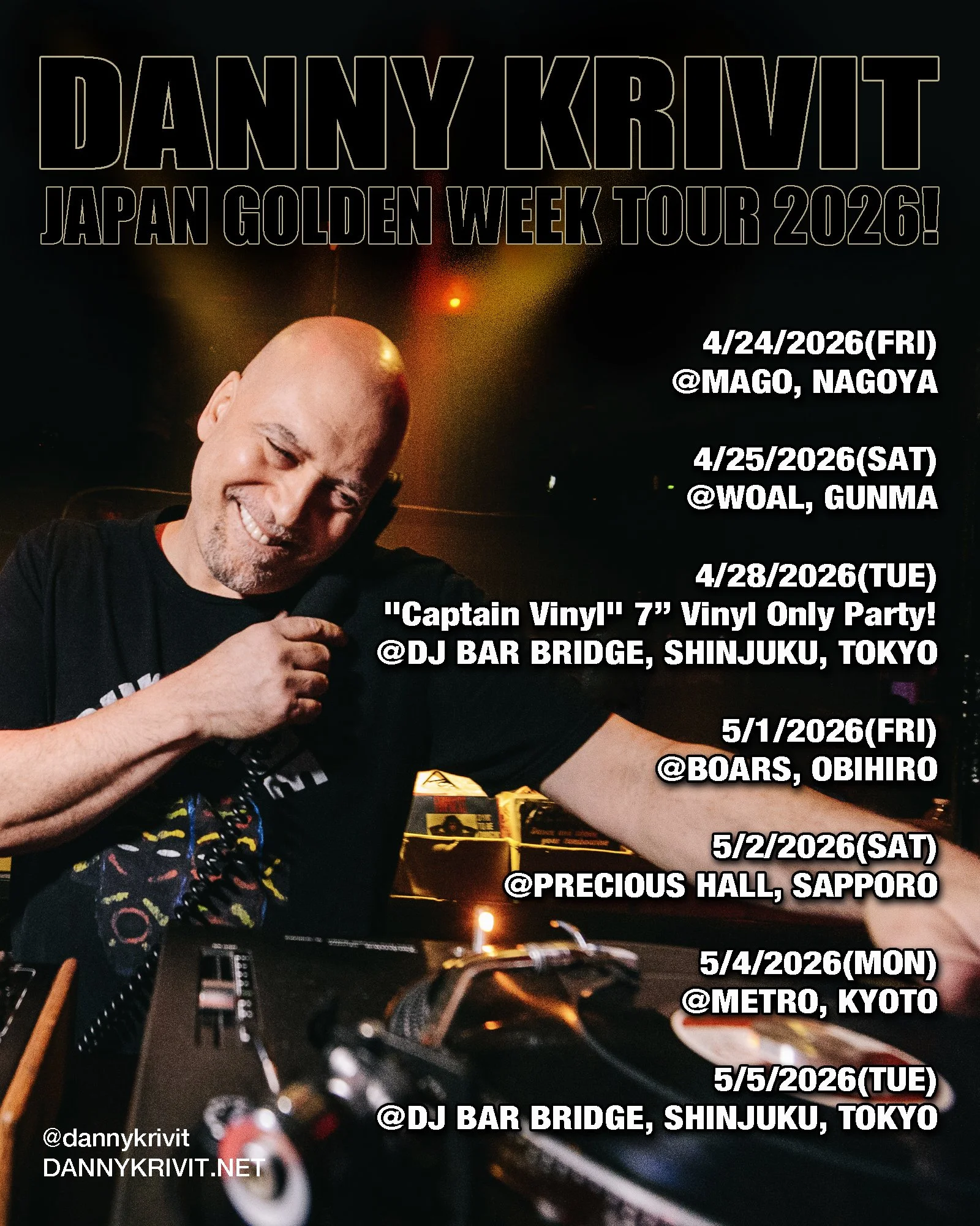 SCHEDULE | DANNY KRIVIT